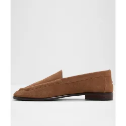 Mocasines planos de mujer con punta redonda