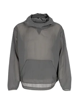 Felpa Leggera Cappuccio Uomo Sportswear Tech Pack Woven Mesh Hoodie Iron Grey/iron Grey - Nike - FashionsVida
