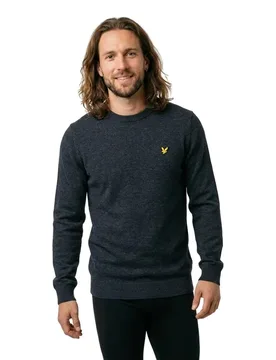Maglione Kn211vc Dark Navy Marl S - Lyle & Scott - FashionsVida