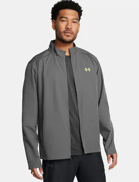 Storm Run Shell Jacket Castlerock / Morph Green / Reflective L Men - Under armour - FashionsVida