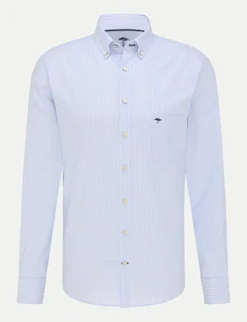 Fynch-Hatton Oxford Hemd Blau M - Fynch-Hatton - FashionsVida