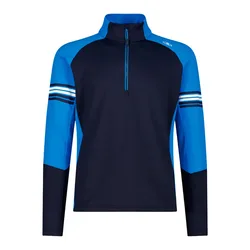 Sweat à Demi-zip 35l0427 Black Blue S
