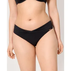 Bragas de bikini midi micropiqué