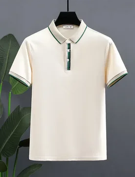 Men's Summer New Short Sleeve Polo Shirt Solid Color Casual Comfortable Slim Fit Fashionable Top for Middle-Aged and Young Adult - Aliexpress - FashionsVida