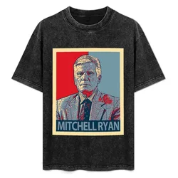 Mitchell Ryan T-Shirt Fashion Casual Short Sleeve T-Shirt