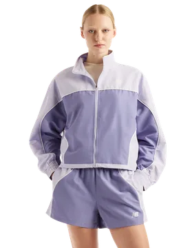 Trackside Donna - Giacche Viola - Taglia XL - Poly Jersey XL - New Balance - FashionsVida