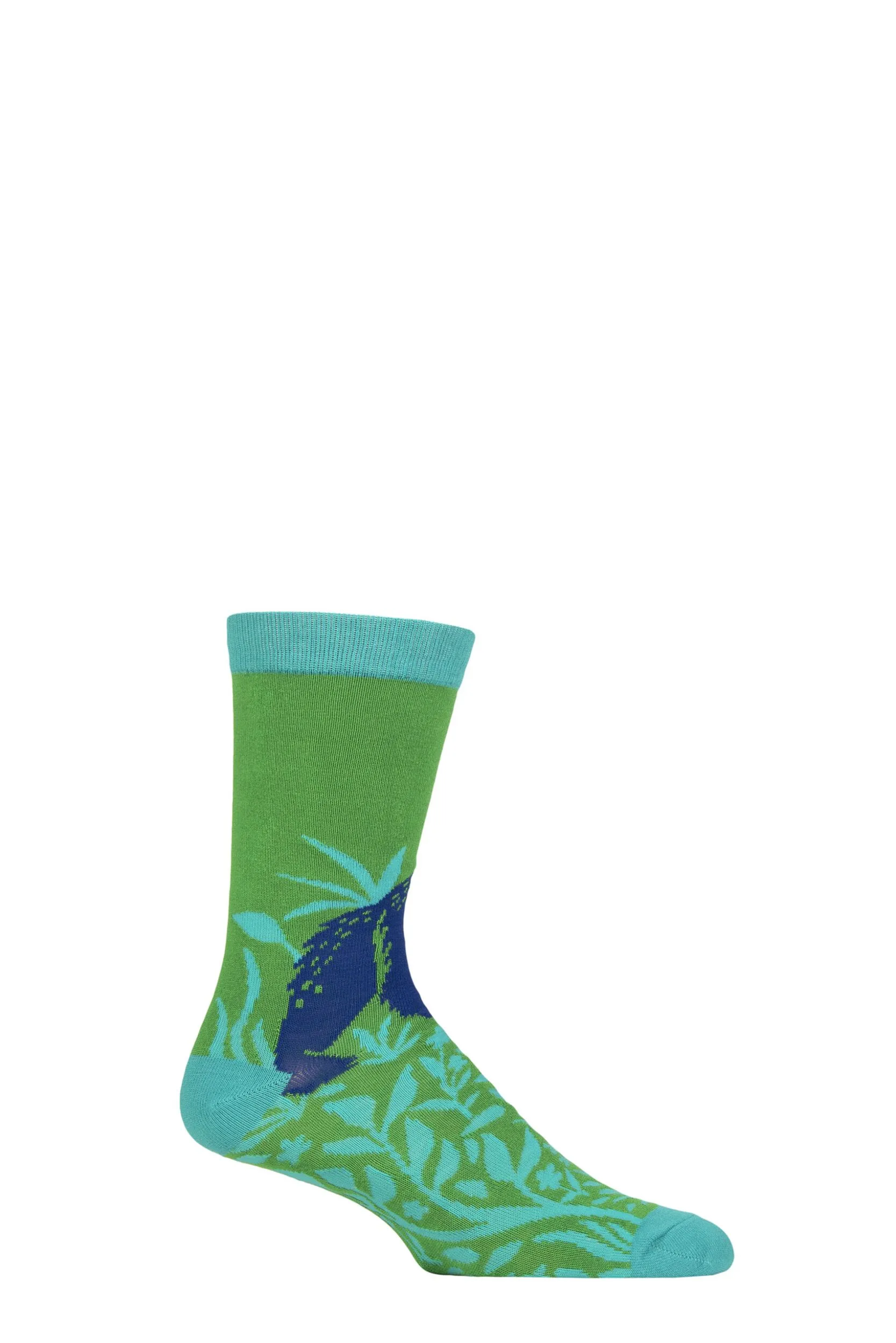 Pair Shared Earth Bamboo Gorilla Socks Multi 3-7 - Multi Coloured - Size: 3-7 - SockShop - FashionsVida