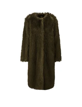 Manteau imitation fourrure olive 36 - Riani - FashionsVida