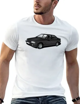 PUG 405 Mi 16 illustration, black T-Shirt man t shirt cotton man t shirt heavy cotton T-Shirt - Aliexpress - FashionsVida