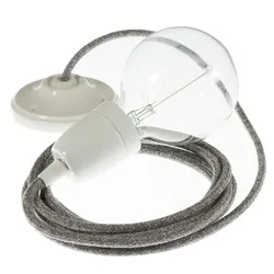 Cables Suspension Luminaire Rn02 2 M Grey / White One Size