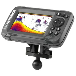 B Size Ball Adapter For Lowrance Eagle 4&5 Hook2&reveal Black One Size unisex