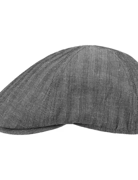 Vancouver Flat Cap by - black - Herren - Size: M (57-58 cm) - Lipodo - FashionsVida