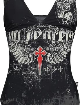 Rock Badeanzug - Original Sinners Badeanzug - S bis XXL - für Damen - Größe XL - multicolor - Frauen - female - Rock Rebel by EMP - FashionsVida