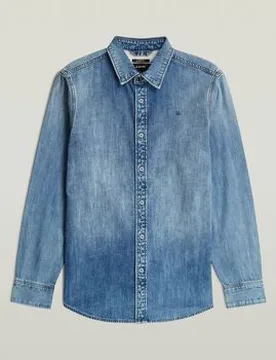 Hemdbluse D27681-D252-H954 Faded Blue Kyanite Eu M;Eu L Male - G-Star RAW - FashionsVida