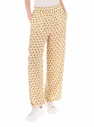 Pantalone in viscosa SABBIA 42