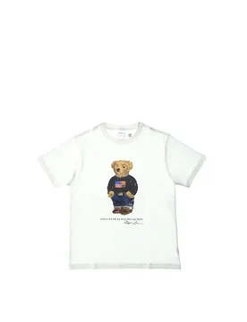 T-shirt girocollo POLO BOYS BIANCO M - Ralph Lauren - FashionsVida
