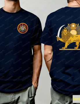 Cultural Heritage Men's T-Shirt with Lion and Sun Emblem Design for Casual Wear in Summer Ideal Gift for History Enthusiasts - Aliexpress - FashionsVida