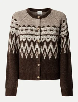 Strick-Cardigan ANAISE Braun M - Pepe jeans - FashionsVida