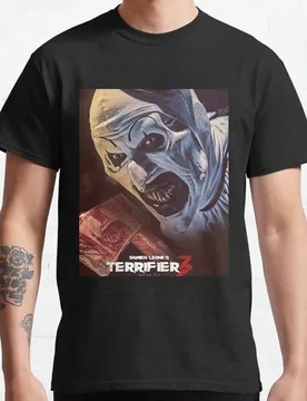 Art The Clown evil scream film Retro Terrifier Horror Movie graphic t shirts Scary Halloween tops large size Men's clothing - Aliexpress - FashionsVida