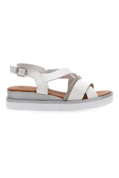 Sandali bianchi Made in Italy B82923 38