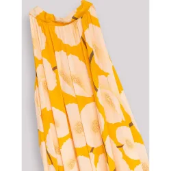 Vestido largo con estampado floral maxi