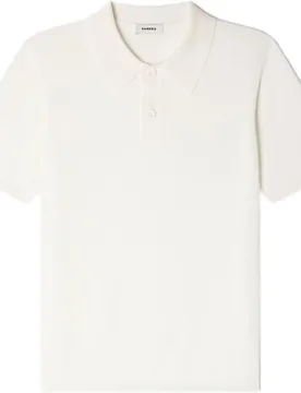 Polo hombre punto manga corta cuello abotonado - sandro - FashionsVida