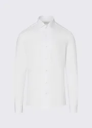 Camicia in popeline uomo bianco
