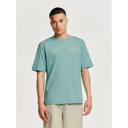 Mens Sage Shore Retreat T-Shirt - Male - Green - Small