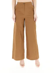 Pantalone a palazzo COGNAC 40