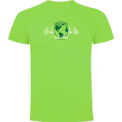 Maglietta A Maniche Corte Save A Planet Light Green