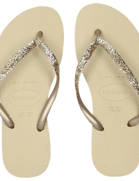Slim Donna - Infradito e sandali Beige - Taglia 41/42 - Plastic/Polycarbonate 41/42 - Havaianas - FashionsVida