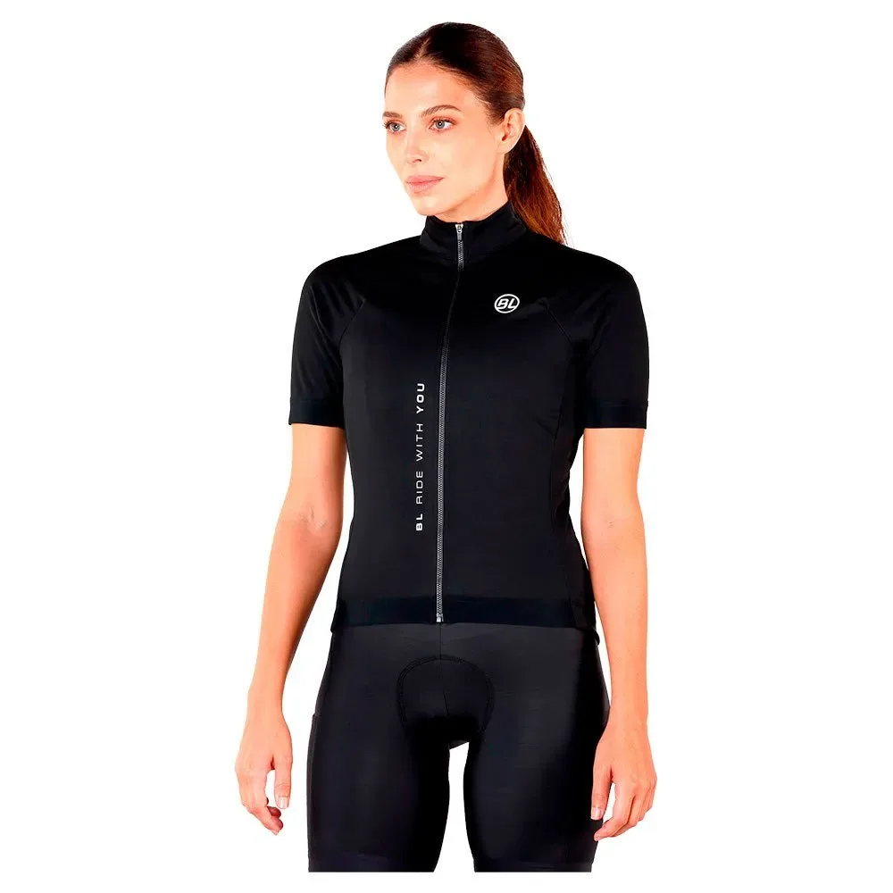 Maglia A Maniche Corte Normandia-e Black - Bicycle Line - FashionsVida