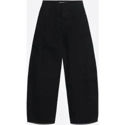 Pantalones anchos de mujer barrel con hebilla