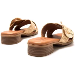 Sandalias de planas de mujer con pala cruzada