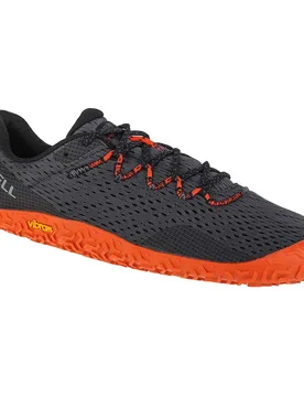 Vapor Glove 6 Trail Running Shoes Granite / Tangerine UK 8 Men - Merrell - FashionsVida