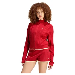 Originals Felpa Con Zip Cable Knit Firebird Team Victory Red S
