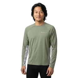 Flats Upf 50+ Uv Long Sleeve T-shirt Sage Green S Men