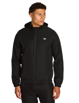 Diamond Weave Men Track Tops - White - Size - White - Size: Extra Small - Lacoste - FashionsVida