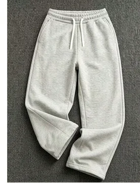 Pantalones de chándal deportivos casuales para hombre, ajuste de pierna recta holgada, excelente caída adecuado para múltiples escenarios en el hog - Shein - FashionsVida