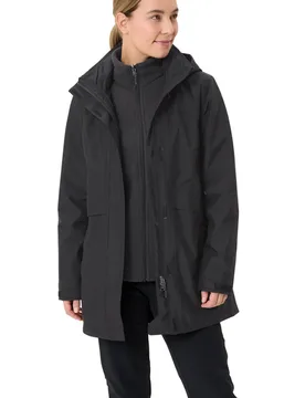 Idris 3in1 iv chaqueta outdoor mujer Negro (40) - VAUDE - FashionsVida