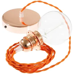 Cables Lampe Suspendue Pendel Pour Abat-jour Tm15 Diy 1 M Orange / Copper One Size
