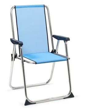 Chaise Pliante Fixe En Aluminium 89x55x53 Cm - Solenny - FashionsVida