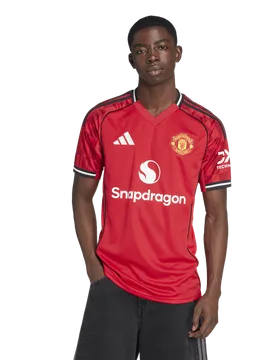 Manchester United Home 25-26 Herren Trikots/Replikate - Rot - Größe M - Poly Jersey Red M - Adidas - FashionsVida