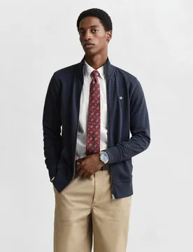 Cardigan de hombre tallas grandes de algodón - Gant - FashionsVida