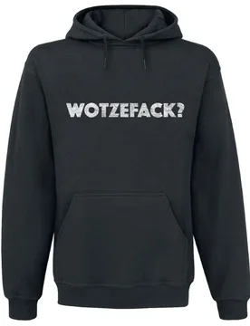 Kapuzenpullover - Wotzefack? - M bis XXL - für Männer - Größe M - schwarz - Männer - male - Sprüche - FashionsVida