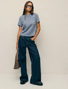 Top de manga corta estilo chino con botones de rana. Casual, para salir, estilo diario. Estética chic XL - Shein - FashionsVida