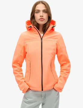 Superdry Damen Klassische Trekkerjacke mit Kapuze Koralle - Größe: 36 - 99.99 - FashionsVida