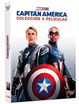 Dvd Capitán América Colección 4 Multicolor One Size unisex - Divisa - FashionsVida
