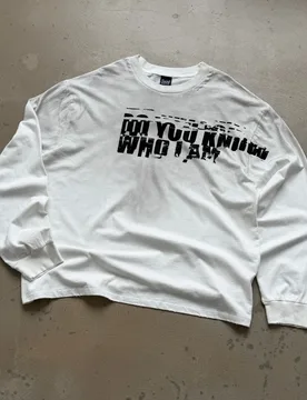 Saint DO YOU KNOW WHO I AM Round-Neck 100% Cotton Vintage Hand-Painted Distressed Fashion Long-Sleeve T-Shirt Tops - Aliexpress - FashionsVida