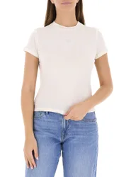 Guess T-shirt con strass AVORIO L